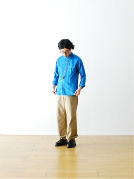 「Paraboot」｜WONDERMOUNTAINさん（メンズ・174cm）の夏コーディネート