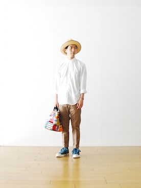 「visvim」｜WONDERMOUNTAINさん（メンズ・174cm）の夏コーディネート