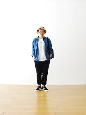 「THE NORTH FACE PURPLE LABEL」｜WONDERMOUNTAINさん（メンズ・168cm）の夏コーディネート