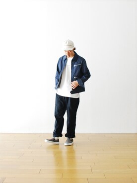 「アイテム（その他アウター）」を使った、WONDERMOUNTAINさん（メンズ・174cm・20代）の秋コーディネート