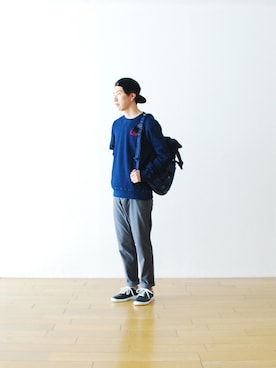 「DEUS EX MACHINA（デウスエクスマキナ）のアイテム」を使った、WONDERMOUNTAINさん（メンズ・174cm）の秋コーディネート