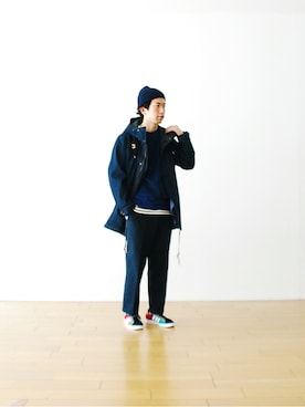 「nanamica」｜WONDERMOUNTAINさん（メンズ・174cm）の秋コーディネート