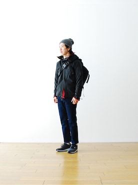 「アイテム（その他アウター）」を使った、WONDERMOUNTAINさん（メンズ・174cm・20代）の秋コーディネート