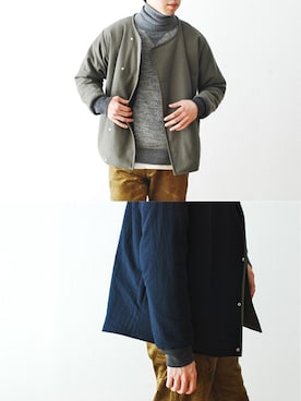 「アイテム（その他アウター）」を使った、WONDERMOUNTAINさん（メンズ・174cm・20代）の秋コーディネート