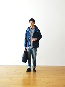 「アイテム（その他トップス）」を使った、WONDERMOUNTAINさん（メンズ・174cm）の冬コーディネート