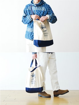 「stussy」｜WONDERMOUNTAINさん（メンズ・174cm）の冬コーディネート