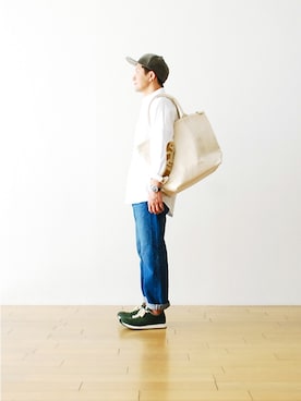 「 blueover」｜WONDERMOUNTAINさん（メンズ・168cm）の夏コーディネート