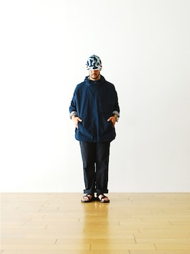 「アイテム（マウンテンパーカー、その他）」を使った、WONDERMOUNTAINさん（メンズ・168cm）の秋コーディネート