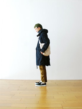 「Engineered Garments（エンジニアードガーメンツ）のアイテム（その他アウター）」を使った、WONDERMOUNTAINさん（メンズ・168cm）の秋コーディネート