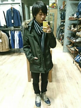 Hirotomo Miyataさん(メンズ・167cm)の冬コーディネート