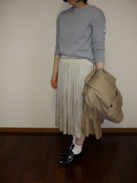 「IENA」｜「アイテム（トレンチコート）」を使った、haruakiさん（レディース・159cm）の春コーディネート