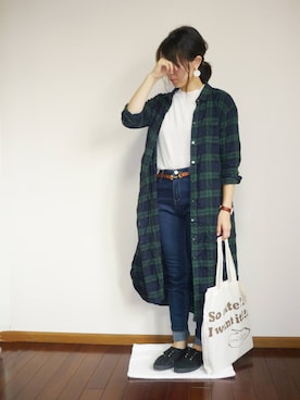 「アイテム（ピアス（両耳用））」を使った、haruakiさん（レディース・159cm・30代）の秋コーディネート