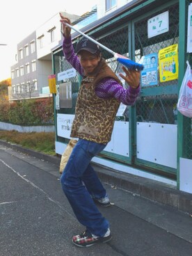 「アイテム（ダウンベスト、その他）」を使った、りょたまるさん（メンズ・176cm）の秋コーディネート