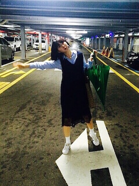 「8seconds（エイトセカンズ）のアイテム（ワンピース/ドレス）」を使った、lovelyさん（レディース・163cm）の春コーディネート