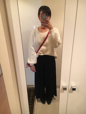 「バルーンスリーブ」｜miaさん（レディース・159cm）の秋コーディネート