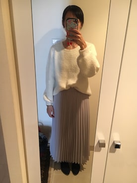 「バルーンスリーブ」｜miaさん（レディース・159cm）の秋コーディネート