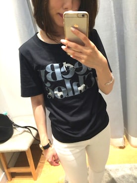 「SEE BY CHLOE（シーバイクロエ）のアイテム（Tシャツ/カットソー）」を使った、saaaorikoさん（レディース・152cm）の夏コーディネート