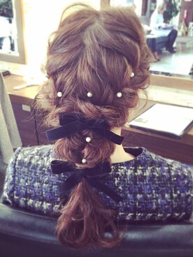「hair」｜mina。さん（レディース・149cm・20代）の冬コーディネート