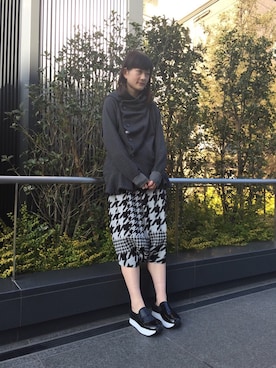 「gomme（ゴム）のアイテム」を使った、gommeさん（レディース・167cm）の春コーディネート