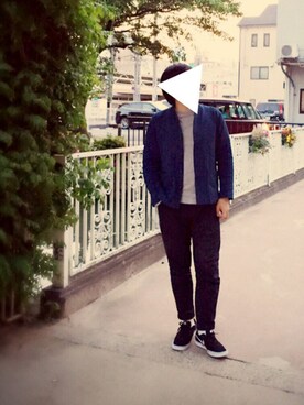 「BEAUTY&YOUTH UNITED ARROWS（ビューティーアンドユースユナイテッドアローズ）のアイテム（ノーカラージャケット）」を使った、3865さん（メンズ・170cm）の春コーディネート