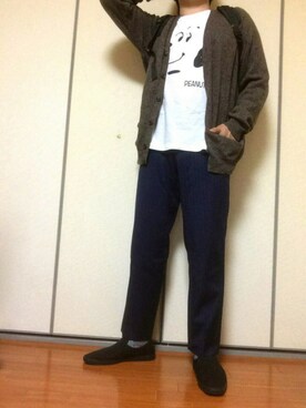 「アイテム（レッグウェア、ブルー系）」を使った、3865さん（メンズ・170cm）の春コーディネート