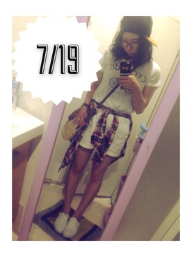 Sayuri.さん（レディース・158cm）の夏コーディネート