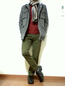 「LE JUN（ルジュン）のアイテム（その他アウター）」を使った、mandreamさん（メンズ・170cm）の冬コーディネート