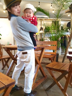 「BUTTERO（ブッテロ）のアイテム（その他シューズ）」を使った、もんもんさん（レディース・153cm）の冬コーディネート