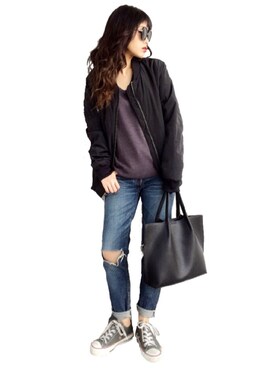 「ZARA（ザラ）のアイテム（その他アウター）」を使った、Aiさん（レディース・162cm）の冬コーディネート