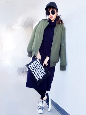 Aiさん（レディース・162cm）の冬コーディネート