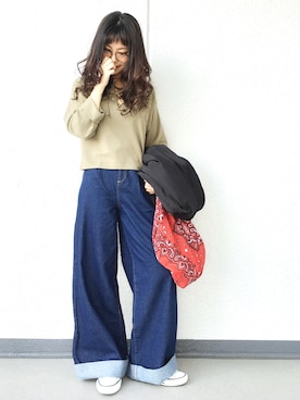 「ZARA（ザラ）のアイテム（その他アウター）」を使った、Aiさん（レディース・162cm）の春コーディネート
