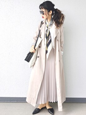 「EMODA（エモダ）のアイテム（財布/小物）」を使った、Aiさん（レディース・163cm）の春コーディネート