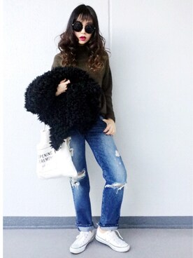 Aiさん（レディース・162cm）の冬コーディネート