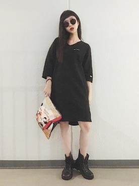 「H&M（エイチ・アンド・エム）のアイテム（ブーツ）」を使った、Aiさん（レディース・163cm）の秋コーディネート