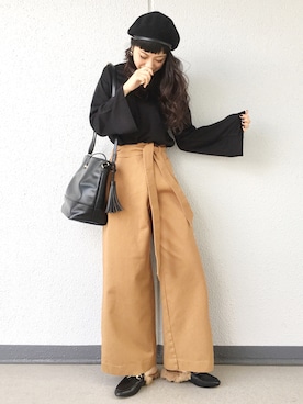 「KBF+」｜「アイテム（その他シューズ）」を使った、Aiさん（レディース・163cm）の秋コーディネート