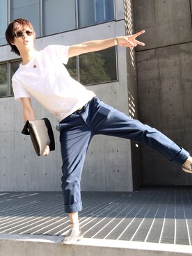 「アイテム（アンクレット）」を使った、LEOさん（メンズ・180cm）の春コーディネート