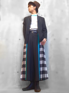 「Barracuda（バラクーダ）のアイテム」を使った、snowさん（メンズ・183cm）の冬コーディネート