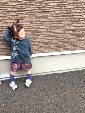 「CONEYのアイテム」を使った、n17aさん（キッズ・90cm）の秋コーディネート