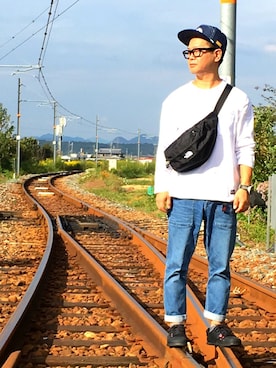「NATAL DESIGN（ネイタルデザイン）のアイテム（帽子）」を使った、AKITO🇫🇷さん（メンズ・160cm）の秋コーディネート