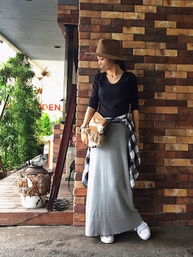 「goocy（グースィー）のアイテム」を使った、yurieさん（レディース・156cm）の秋コーディネート