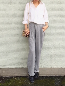 「Spick & Span（スピックアンドスパン）のIACUCCHハラコスタッズミニショルダー（ショルダーバッグ）」を使った、yurieさん（レディース・156cm）の秋コーディネート