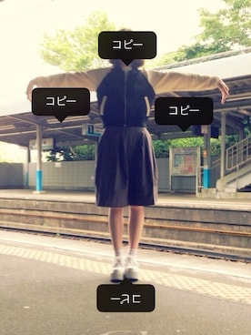 「厚底」｜「アイテム（スタジャン）」を使った、ゆみさん（レディース・166cm）の春コーディネート