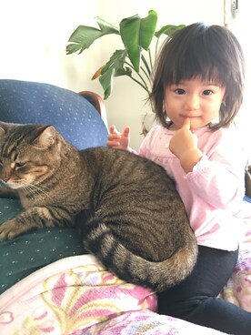 risedayoさん（キッズ・90cm）の春コーディネート