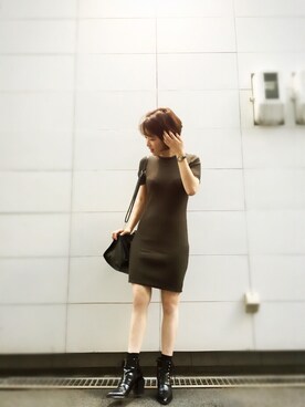 「khaki」｜「アイテム（腕時計）」を使った、n_t_m0510さん（レディース・160cm）の秋コーディネート