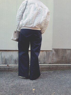 「G.V.G.V.（ジーヴィージーヴィー）のアイテム（ブルゾン）」を使った、n_t_m0510さん（レディース・160cm）の秋コーディネート