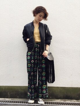 「CONVERSE（コンバース）のconverse（コンバース） ALL STAR OX（オールスターOX）（スニーカー）」を使った、n_t_m0510さん（レディース・160cm）の秋コーディネート