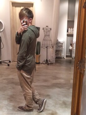 さぼさん(メンズ・165cm)の春コーディネート