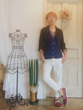 さぼさん(メンズ・165cm)の春コーディネート