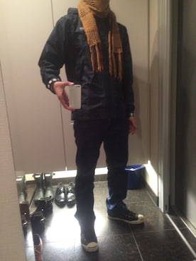 「ジャックパーセル」｜「アイテム（マウンテンパーカー）」を使った、ごすさん（メンズ・174cm）の秋コーディネート