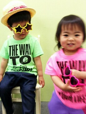 petit　main・b-roomさん（キッズ・90cm）の春コーディネート